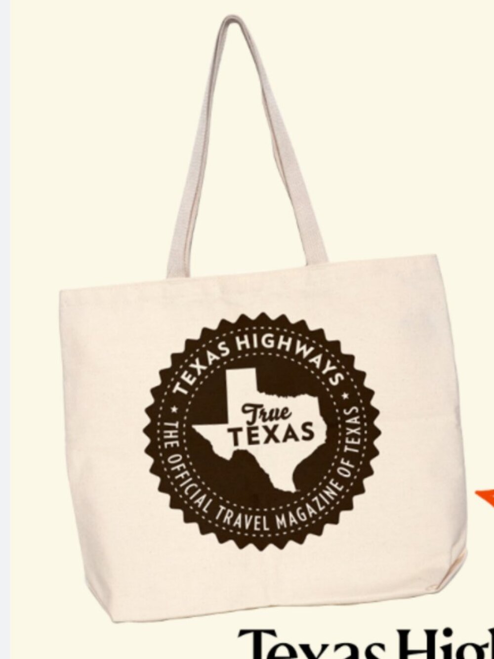Texas Canvas Tote